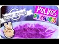 DIY ¿Cómo hacer polvos de colores? - POLVOS HOLI PARA JUGAR | Kika Nieto