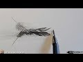 Как нарисовать перышко на воде Рисуем перышко