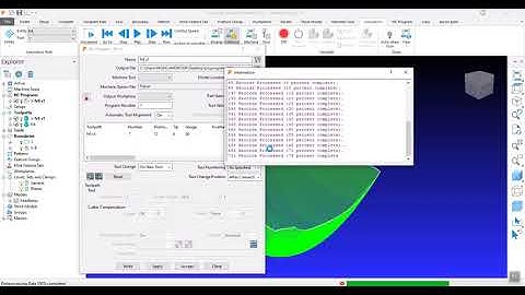 NC PROGRAM SETTING IN POWERMILL