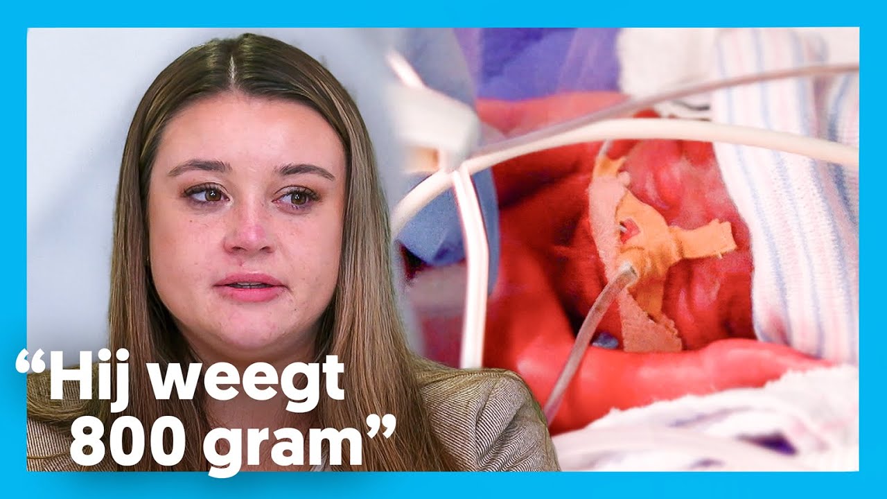 BABY wordt met 26 WEKEN op SNELWEG geboren | Handen aan de couveuse | EO