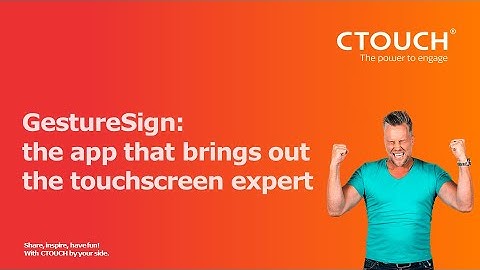 Touch shortcuts with the GestureSign app