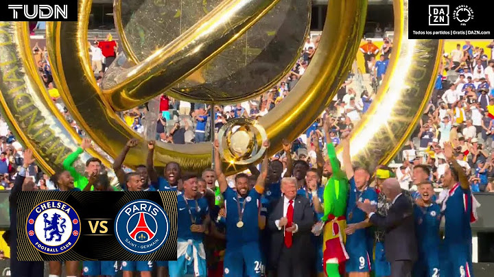 ¡¡LA CORONACIÓN DEL CAMPEÓN!! ¡¡CHELSEA LEVANTA EL TROFEO DE CAMPEÓN DEL MUNDO!!