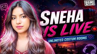 Live Custom Rooms 🩷💵 | with Cash Prizes #custom #prize #girlgamer #girlstremer #bgmi