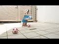 Dog catches a ball and do a handstand in socks : Purin the Super Beagle