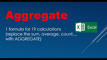 Aggregate=1 formula for 19 calculations (replace the sum, average, count,... with AGGREGATE)