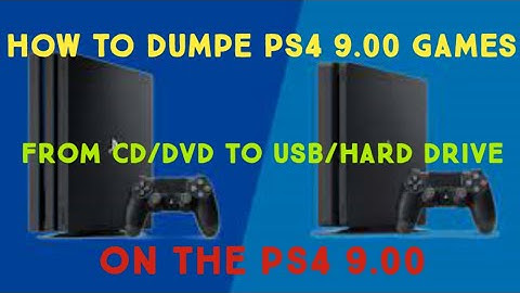 How to Dumpe PS4 9.00 Games on the USB/HARD DRIVE | Host by Darkmodder