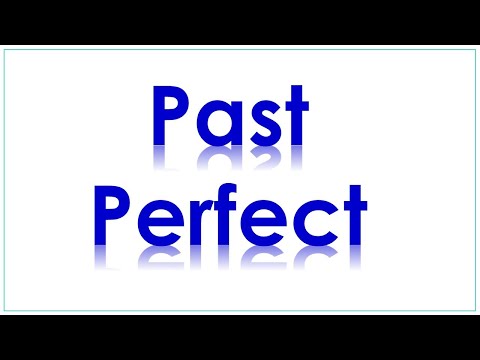 İngilis dili - Past Perfect