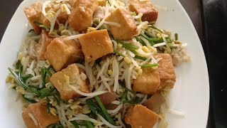 របៀបឆាតៅហ៊ូសណ្ដែកបណ្ដុះ@How to make tofu ឆាតៅហ៊ូមុខម្ហូប ម្ហូបអាហារម្ហូបឆ្ងាញ់ៗfood delicious