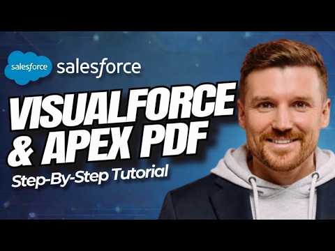 How to Create a PDF in Salesforce Using Visualforce and APEX (Beginner Tutorial)