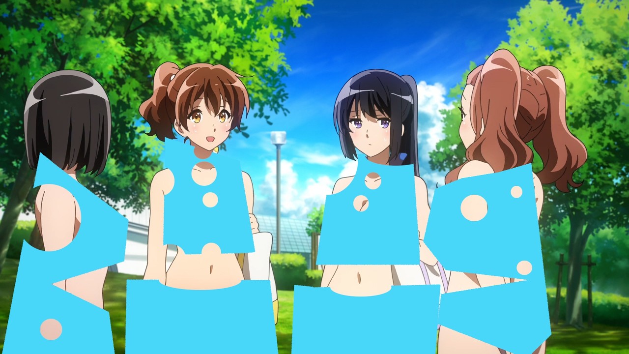 Anime that lets you test in your mind how girls look if you cover