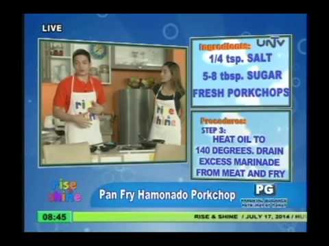 Pan Fried Hamonado Pork Chops