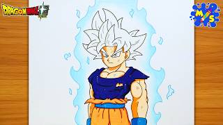 Goku Drawing | How to Draw Goku MUI Easy Step by Step