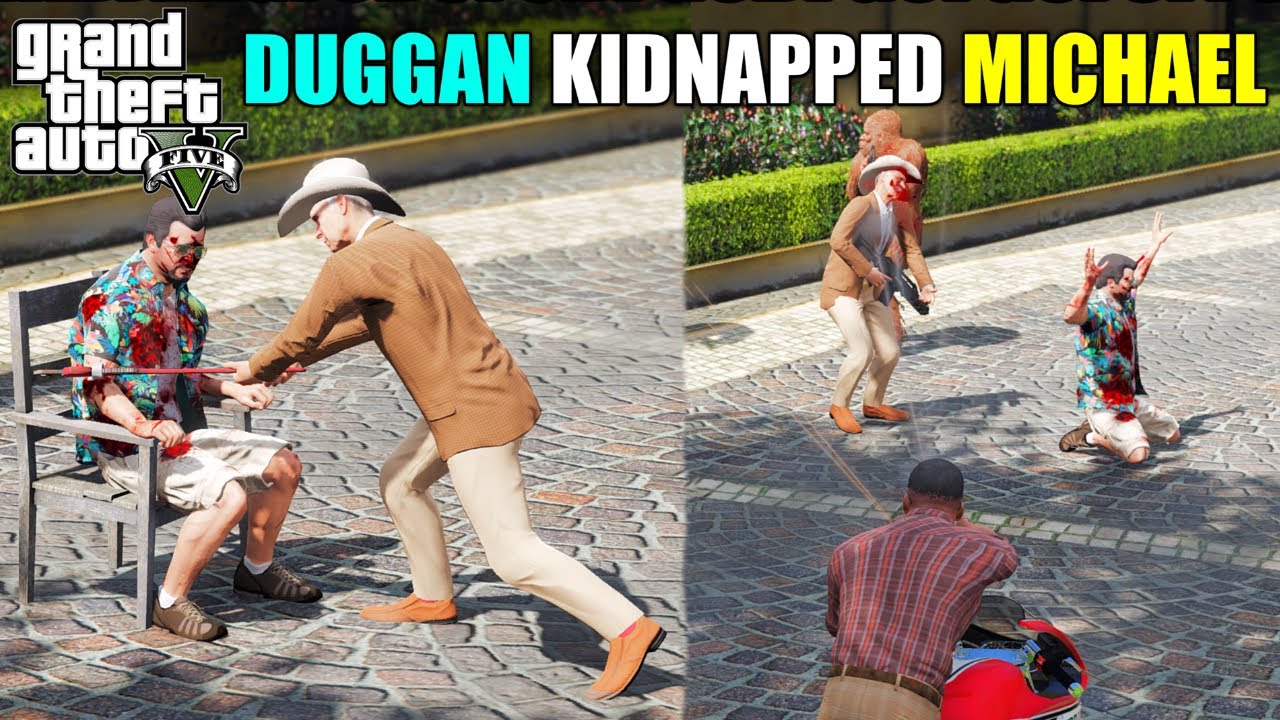 GTA V DUGGAN KIDNAPPED MICHAEL 5 ? #Shorts | Nuclear Vishu