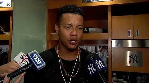 Starlin Castro on his home run and Aaron Hicks robbing a grand slam