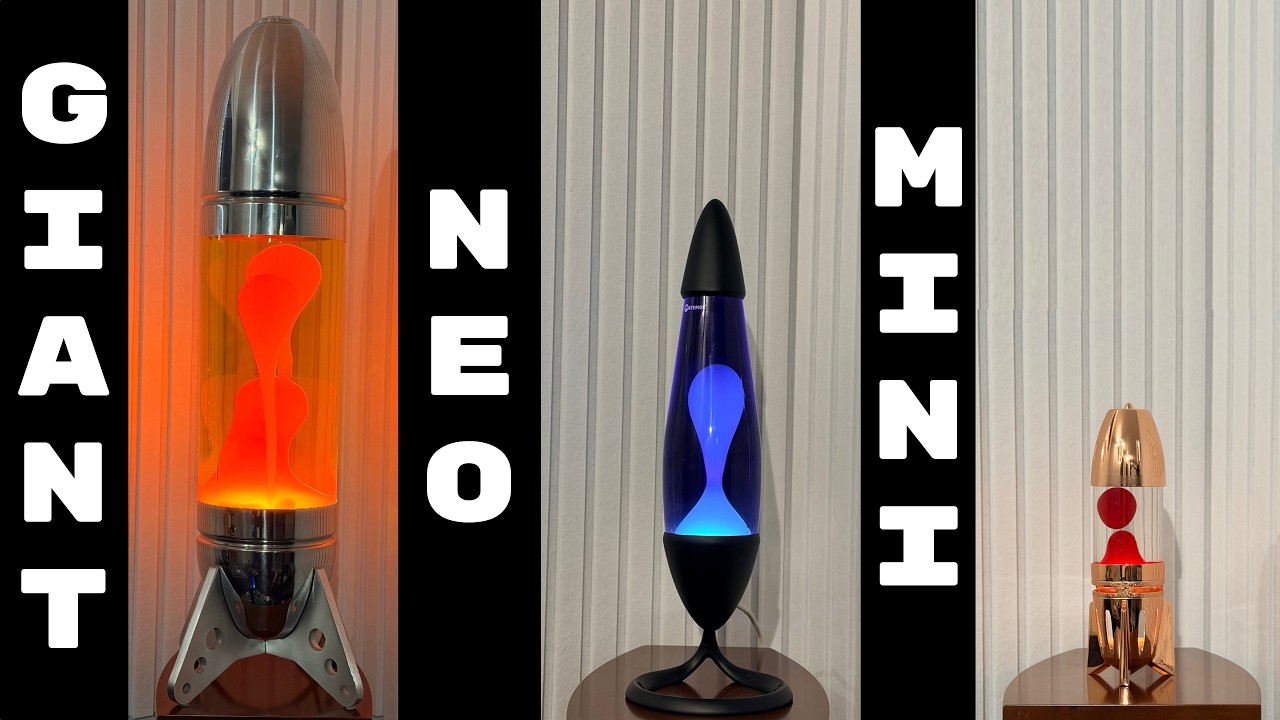 Лавовые лампы: гигантские, мини и нео-