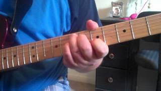 Video thumbnail of "Blues progression with A13"