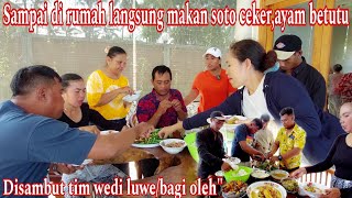 SAMPAI RUMAH LANGSUNG MAKAN SOTO CEKER,AYAM BETUTU KUAH DAN GORENG‼️bagi oleh