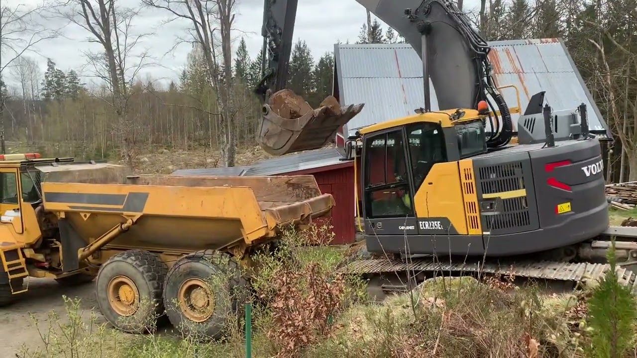 Vårt stora projekt har tagit sin början ! The big project has started !