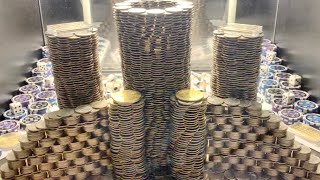 🔵➡️WOW… You “MUST SEE” THIS AMAZING WIN… Inside The High Limit Coin Pusher! || JACKPOT || ASMR!