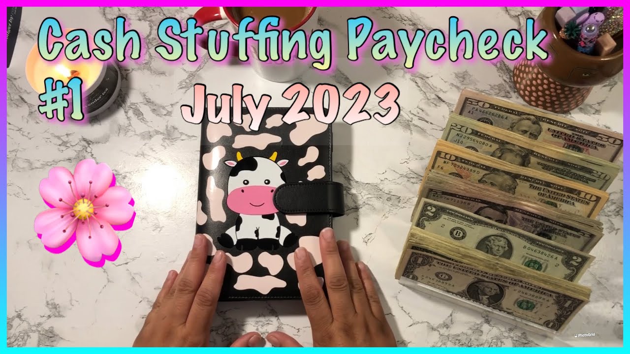 Cash Stuffing July Paycheck 1| Cash Stuffing | #cashstuffing # ...