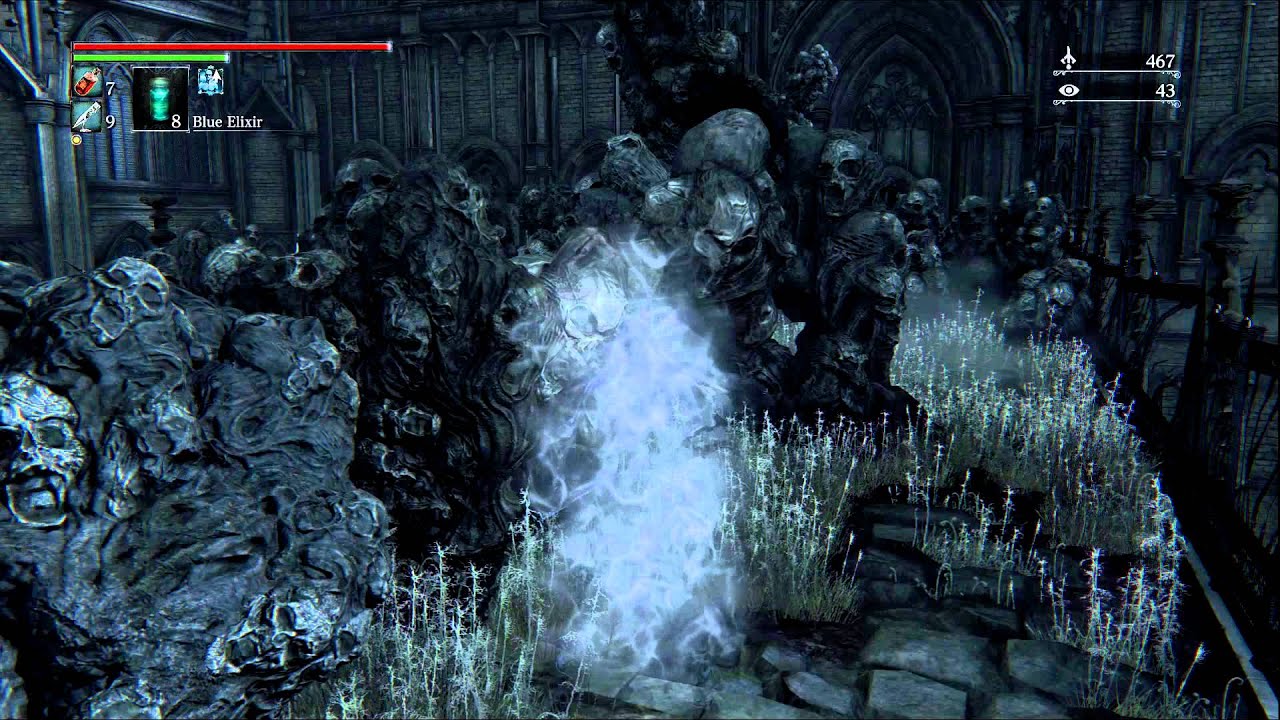 Bloodborne Mother Brain Easy Kill Location Blood Rock Location