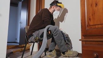 Consolidation d’un bâtiment résidentiel par injection de résine