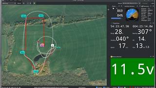 iNav WP LAND waypoint test