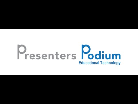Enroll and Customize a Course - Presenters Podium