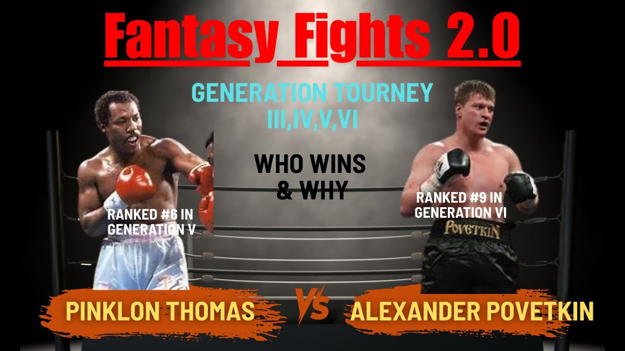 Турнир поколений: Пинклон Томас против А. Поветкина. Фэнтези-бои 2 0
