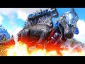 FINALLY Battling the MEGA TEK Spino, Spinebreaker! | ARK MEGA Modded Pugnacia #52