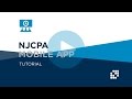 Mobile App Tutorial | NJCPA