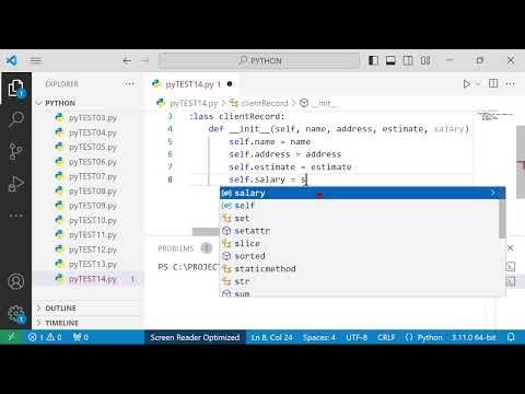 PY14: Python OOP - implement class Constructor
