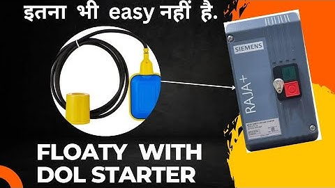 Siemens (3TW72) DOL Starter with Level floaty Auto/Manual Wiring. @DarshilAutomationControl