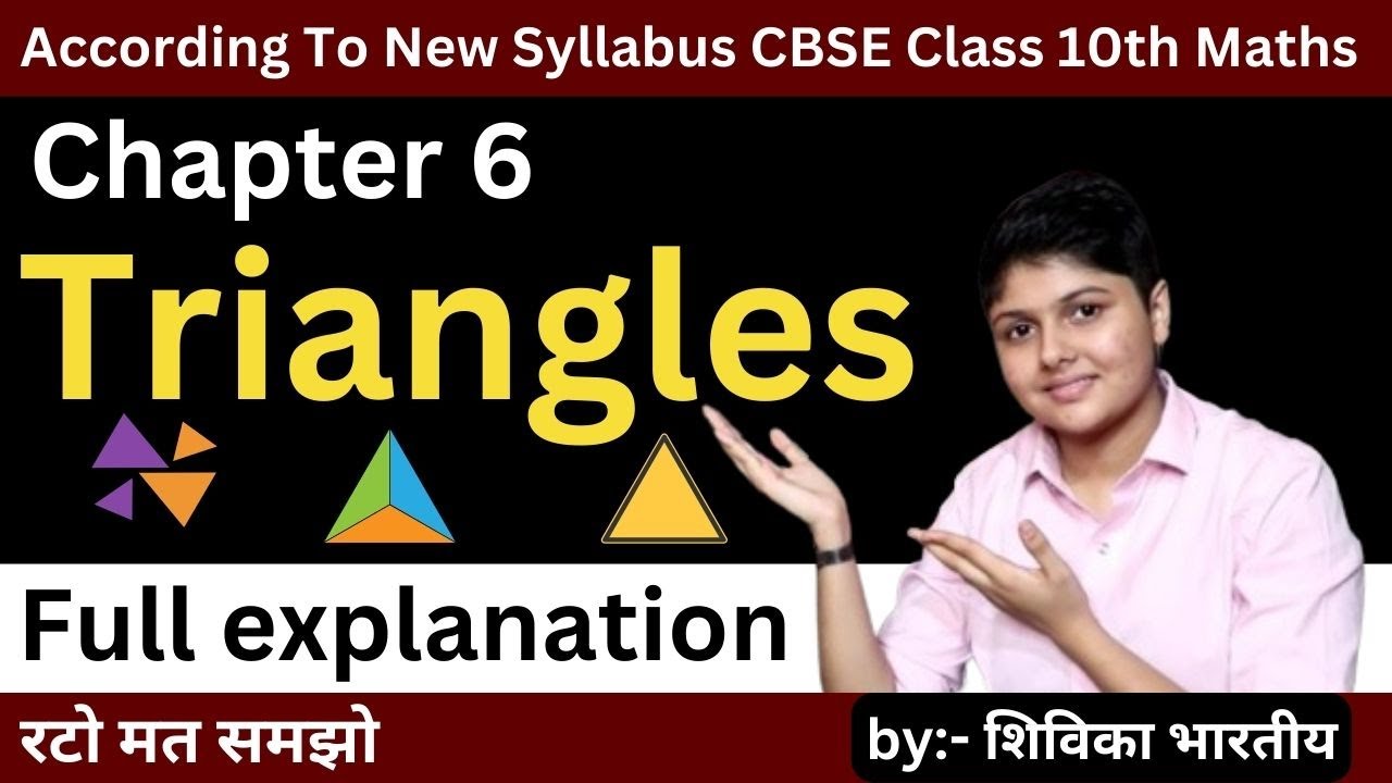 Ncert Class 10 Chapter 6 Triangles
