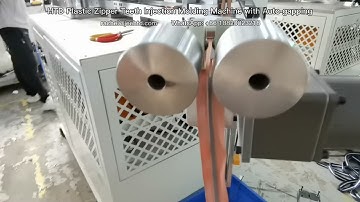 Plastic Zipper Teeth Injection Molding Machine with auto-gapping DK5874 6mm Normal