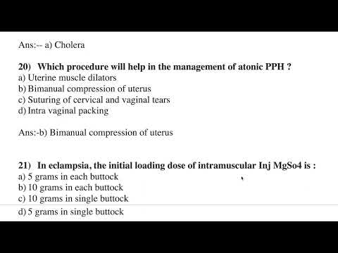 ALL CHO Papers 2019 to 2022 FOR CHO 2022 exams |Fast revision 17 April 2022 Exam  MP CHO 2019 - 2022