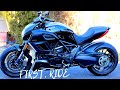 Ducati Diavel First Ride - Honest Review & Thoughts from a Kawasaki Vulcan S owner