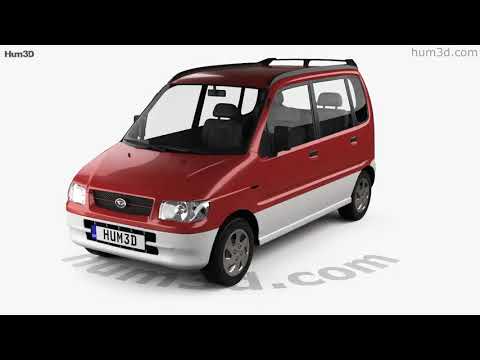 邦画・日本映画 daihatsu Daihatsu Move 2001 3D model by 3DModels.org - YouTube