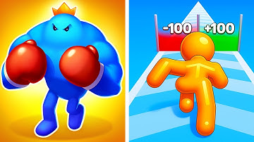 Punchy Race VS Tall Man Run 💥🔥 Ultimate Size & Power Challenge | Max Level Walkthrough Gameplay