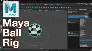 Sphere Ball Rig with Squash and Stretch Maya Tutorial