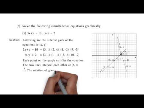 3x Y 10 And X Y 2 Problem Set 1 Q3 5 Of Linear Equations In Two Variables Youtube