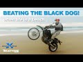 Beating the black dog depression versus motorbikescross training enduro