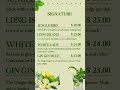 Signature Cocktail Menu Templates 🍹