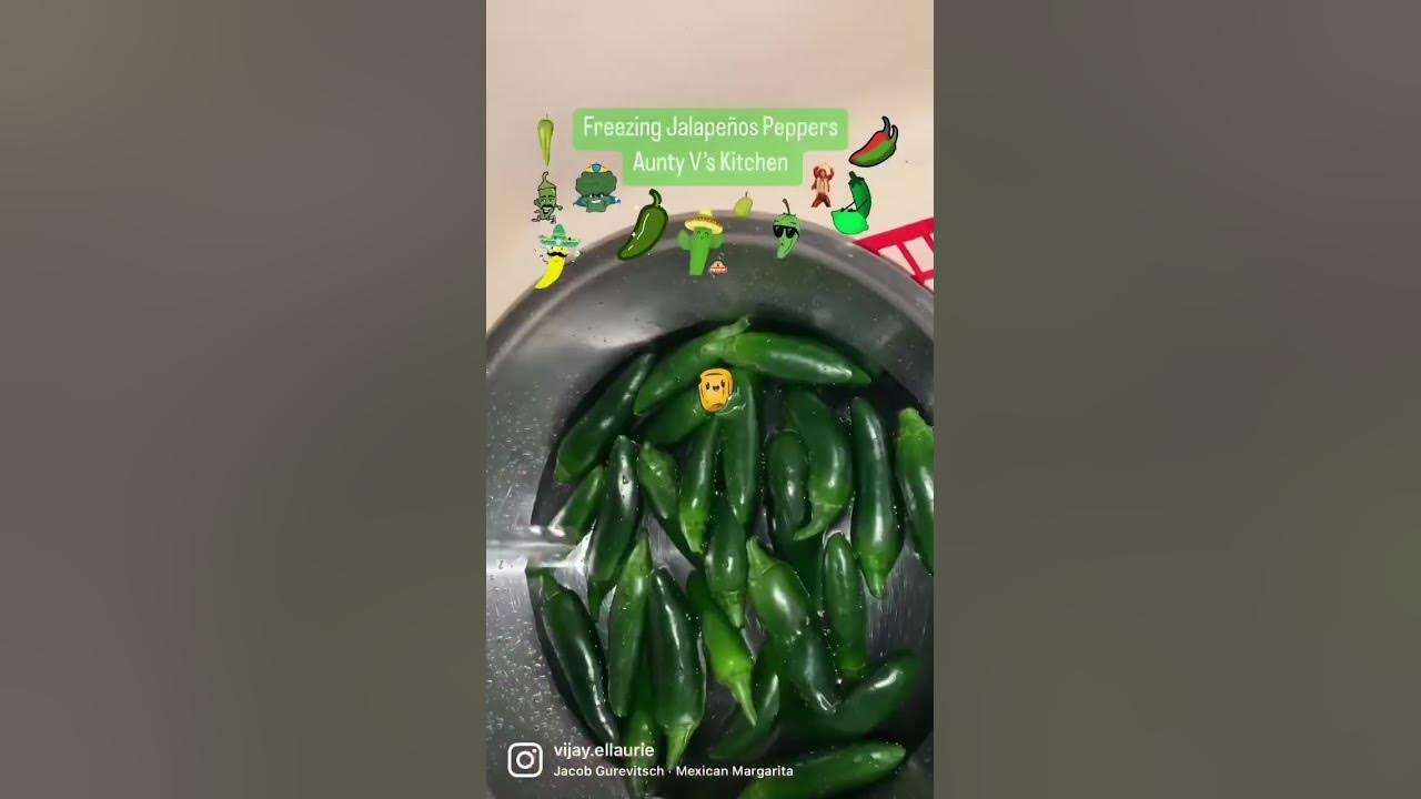 How to Freeze Jalapeños - It's a Veg World After All®