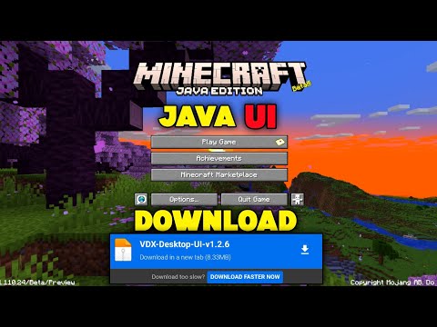 Minecraft PE Java UI Mod ✅ | Best Java Edition Interface for MCPE! [2025 Update + FPS Boost!]