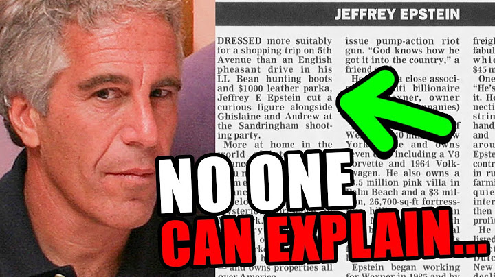 UNEARTHED document just threw a massive WRENCH in the Epstein Files...