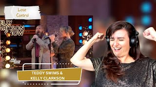 Teddy Swims & Kelly Clarkson PERFECTION - Lose Control - Vocal Coach Reaction & Analysis