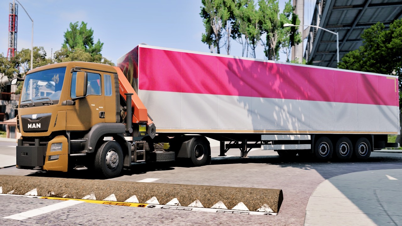 Trucks vs Speed Bumps #125 | BeamNG Drive |🤜 Truck &Too