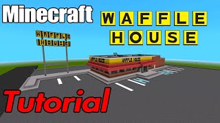 Minecraft Waffle House Tutorial With Interior