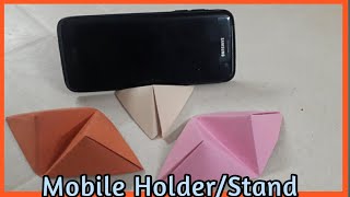 Origami: Phone Stand/Holder | How To Make Phone Stand With Origami Paper | Easy Origami Paper Craft